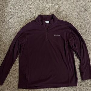 Columbia Women’s Fleece Quarter Zip – Eggplant Purple